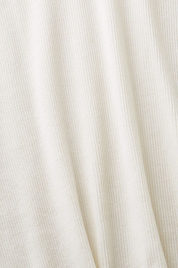 Shirt van jersey ribbreisel met lange mouwen, ICE, detail image number 5