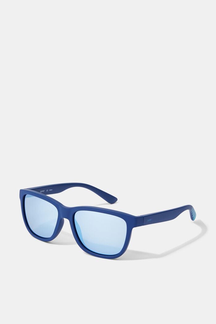 Rechthoekige zonnebril, BLUE, detail image number 0