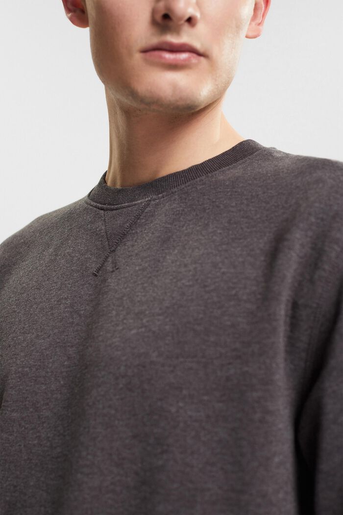 Gerecycled: sweatshirt, DARK GREY, detail image number 2