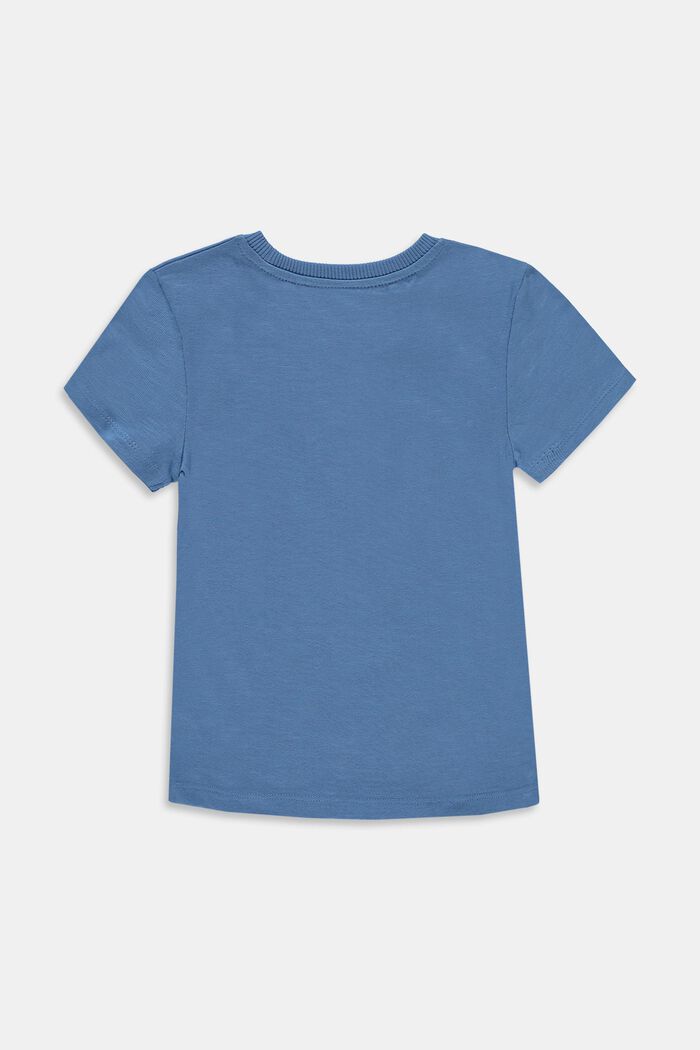 T-shirt met print, van 100% katoen, LIGHT BLUE, detail image number 1