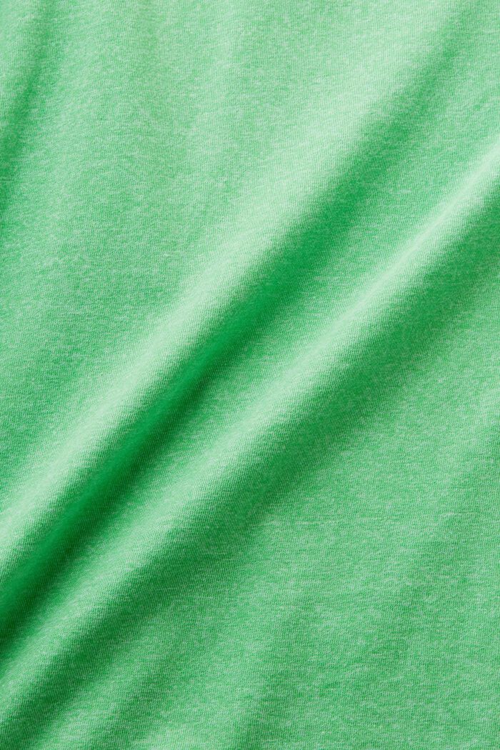 Gemêleerd T-shirt, CITRUS GREEN, detail image number 4
