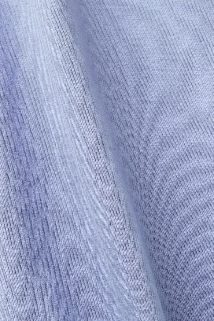 T-shirt van jersey met print op de voorkant, BLUE LAVENDER, detail image number 4