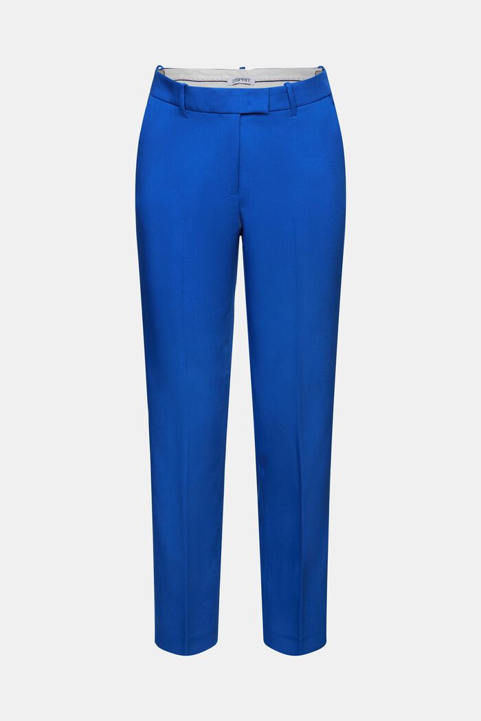 Pantalon taille basse de coupe droite, BRIGHT BLUE, detail image number 7