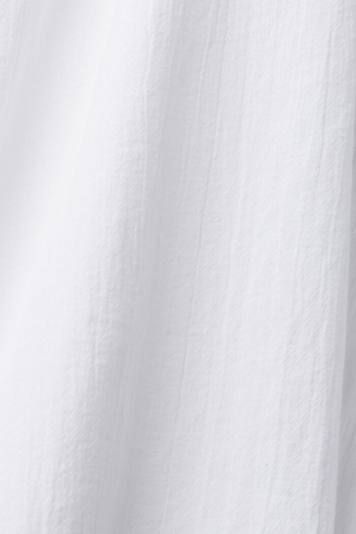 Robe-chemise brodée, WHITE, detail image number 5