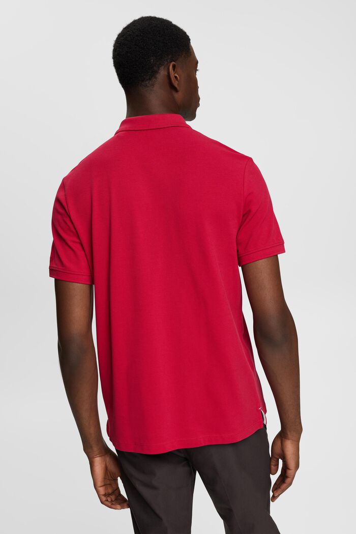 Polo coupe Slim Fit, DARK PINK, detail image number 3