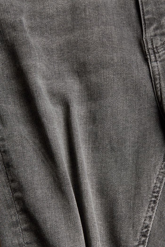 Stretchjeans met washed-out look, GREY MEDIUM WASHED, detail image number 1