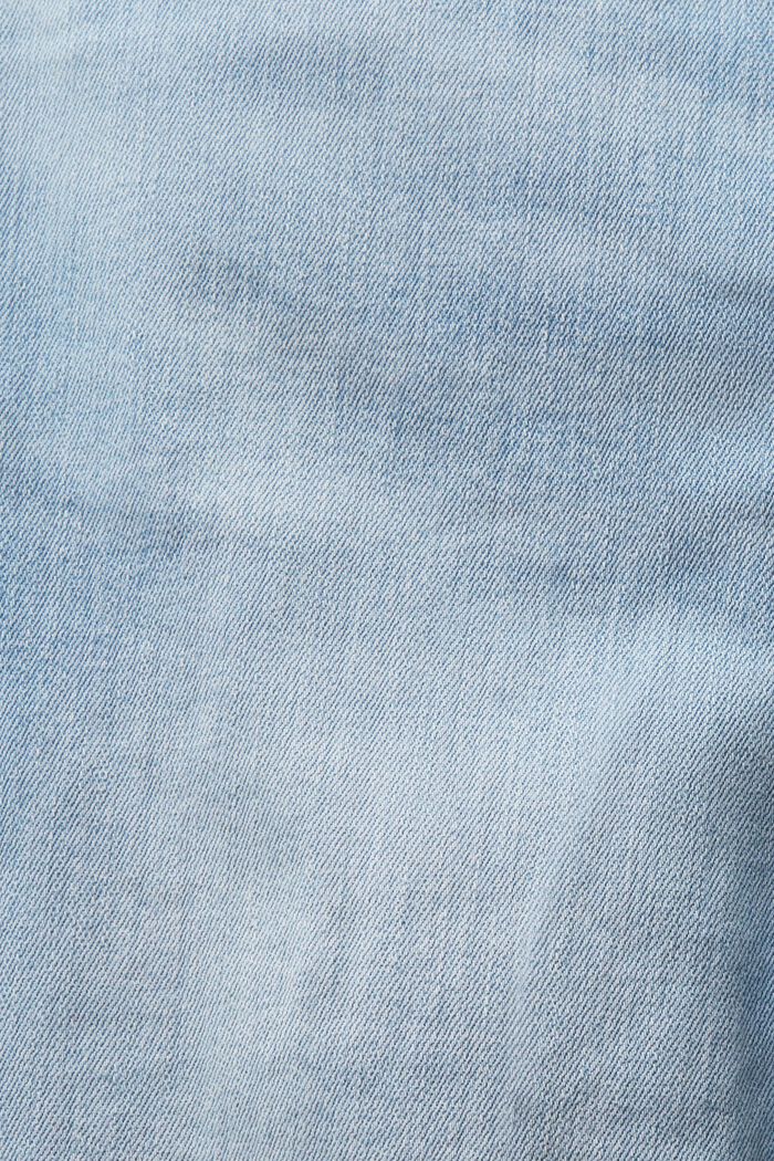 Hoge skinny jeans, BLUE BLEACHED, detail image number 5