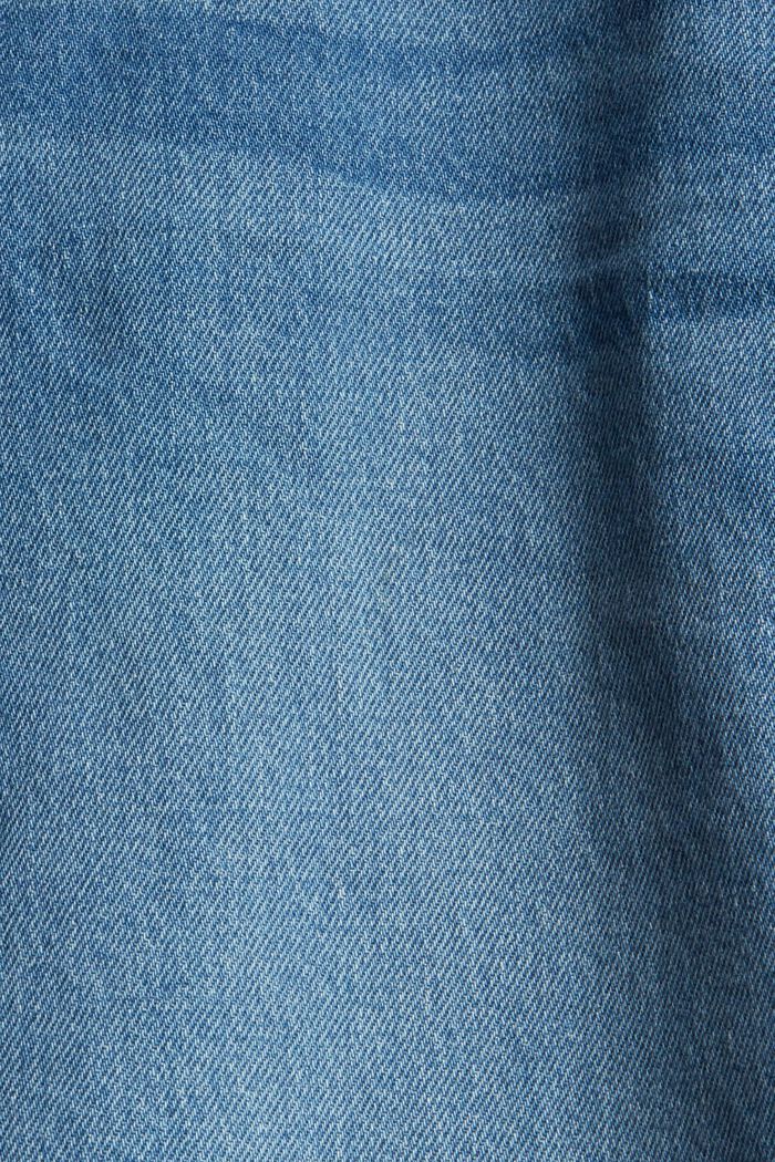 Short en jean en coton, BLUE BLEACHED, detail image number 1