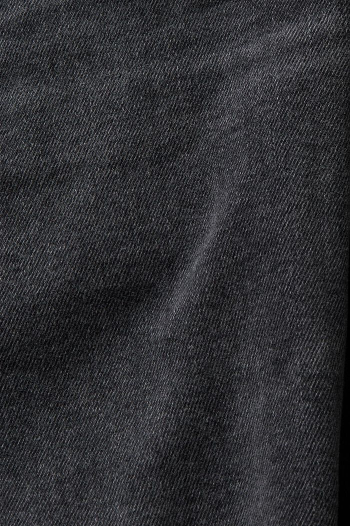 Jean Skinny à taille mi-haute, BLACK DARK WASHED, detail image number 6