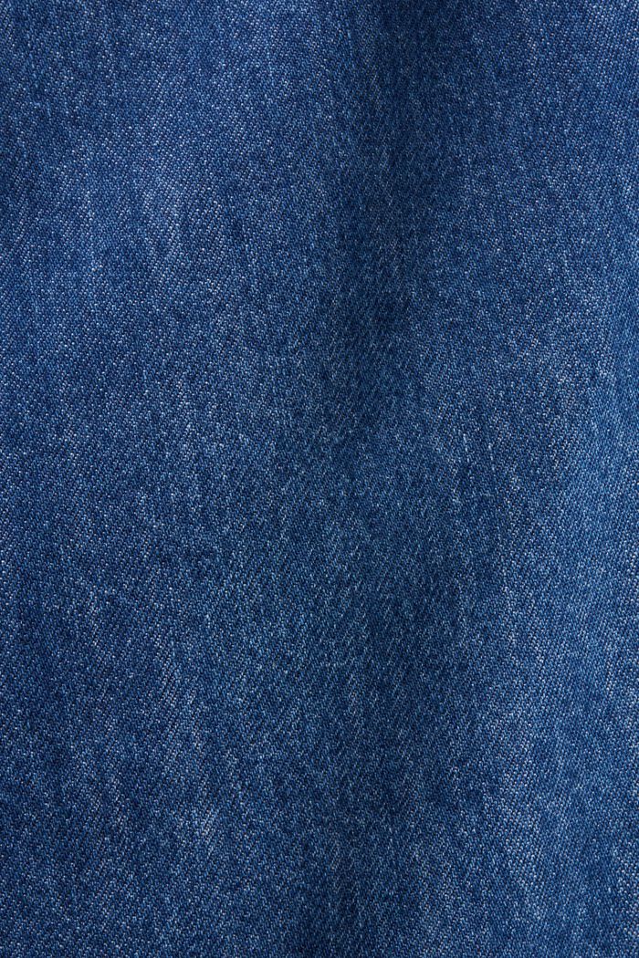 Jupe longueur midi à ceinture asymétrique, BLUE DARK WASHED, detail image number 6