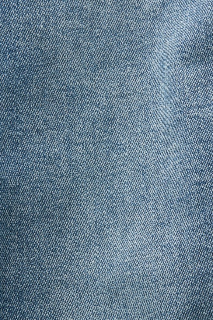 En matière recyclée : le jean de coupe Slim Fit taille mi-haute, BLUE LIGHT WASHED, detail image number 6