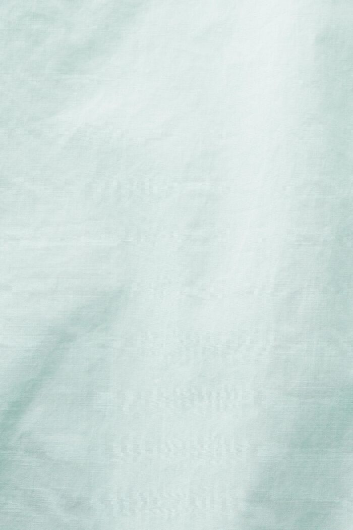 Overhemd van katoen-popeline met knoopsluiting, LIGHT AQUA GREEN, detail image number 4