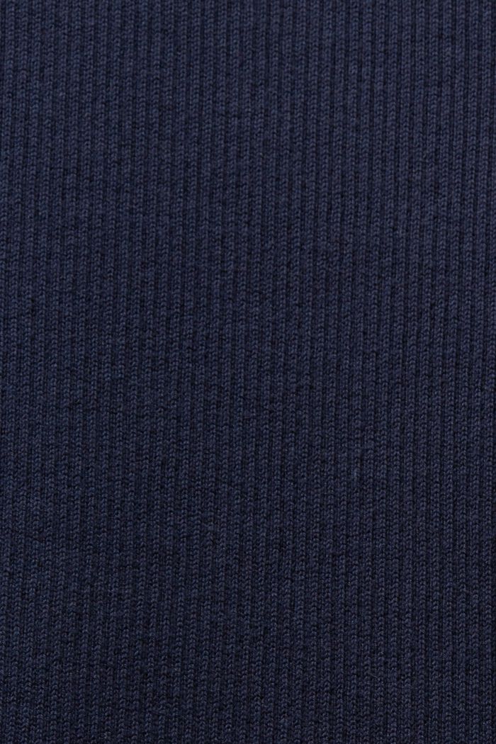 Robe longueur maxi côtelée, NAVY, detail image number 4