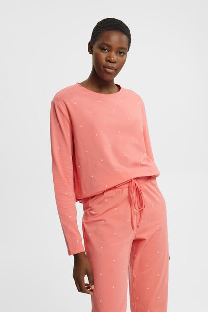 Pyjama en coton à motif all-over