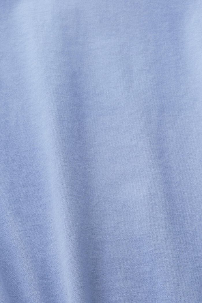 Strakke longsleeve met ronde hals, BLUE LAVENDER, detail image number 5