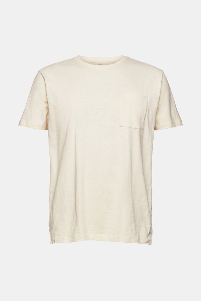 Jersey T-shirt met borstzak