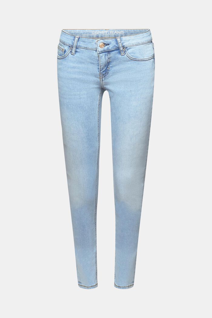 Spijkerbroek Skinny met lage taille, BLUE LIGHT WASHED, detail image number 6