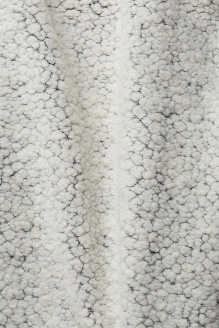 Manteau à capuche en peluche de laine mélangée, ICE, detail image number 4