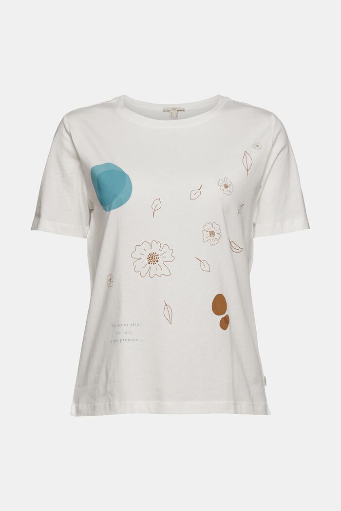 T-shirt à imprimé, 100 % bio coton