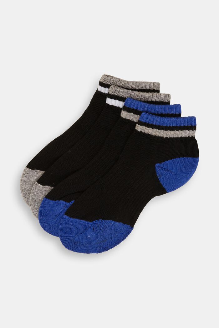 Lot de 2 chaussettes de sport aux touches colorées, BLUE/GREY, detail image number 0