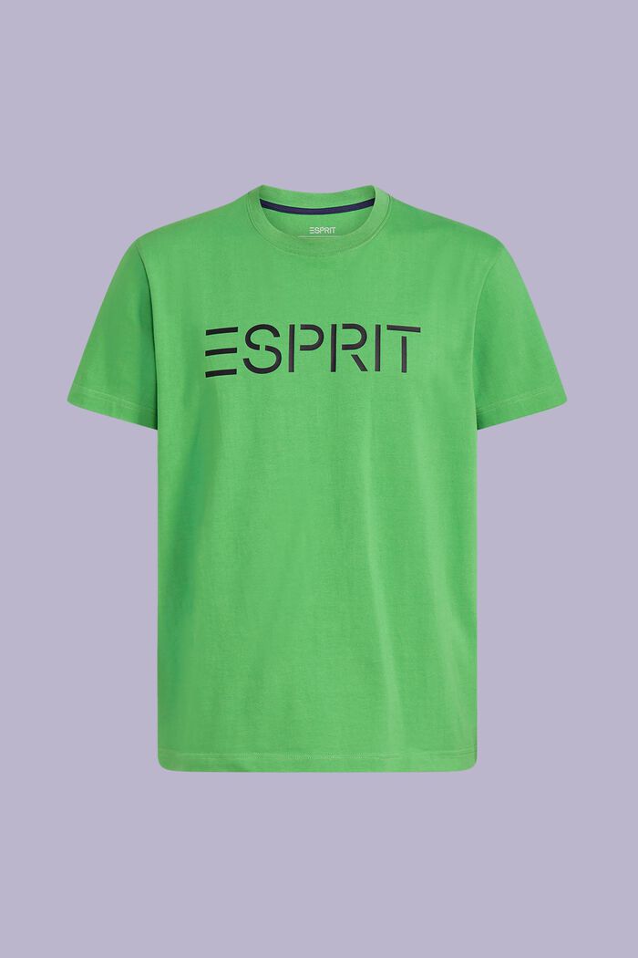 T-shirt en jersey de coton unisexe à logo, GREEN, detail image number 6