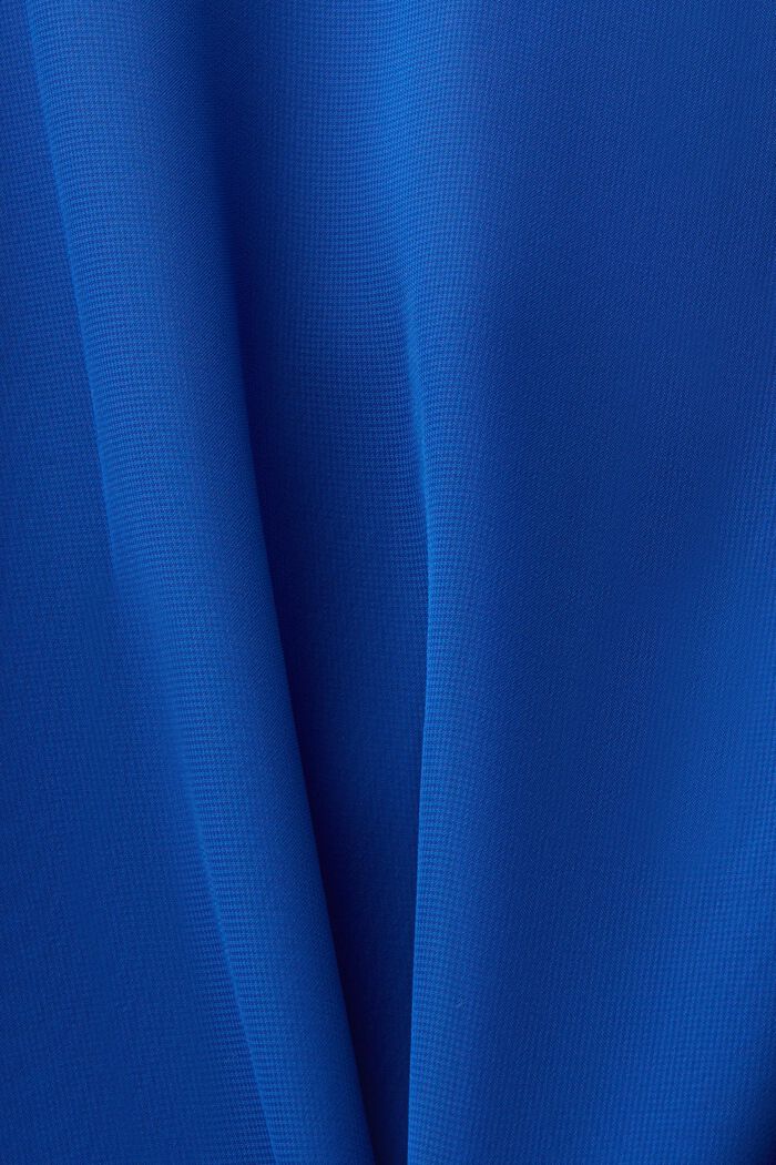 Jupe longueur midi en mousseline, BRIGHT BLUE, detail image number 4