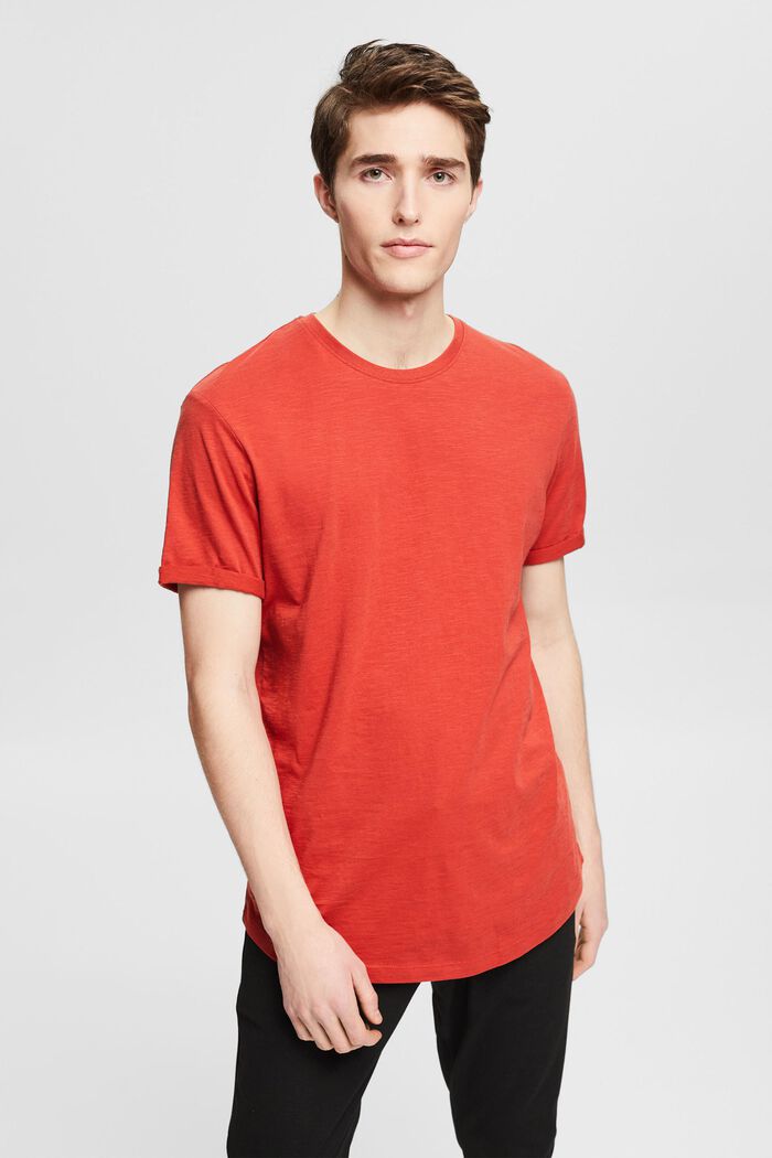 Fashion T-Shirt, RED ORANGE, detail image number 0
