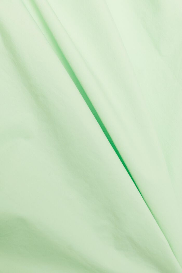 Chemise boutonnée en popeline de coton, LIGHT GREEN, detail image number 4