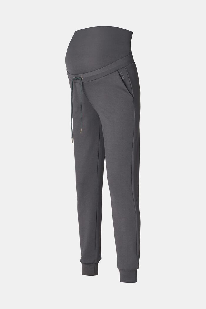 Pantalon de jogging recouvrant le ventre, CHARCOAL GREY, detail image number 4