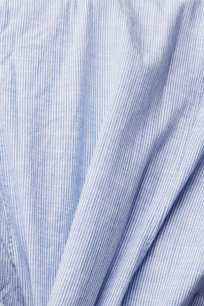 Gestreept overhemd met kleine motieven, BRIGHT BLUE, detail image number 4
