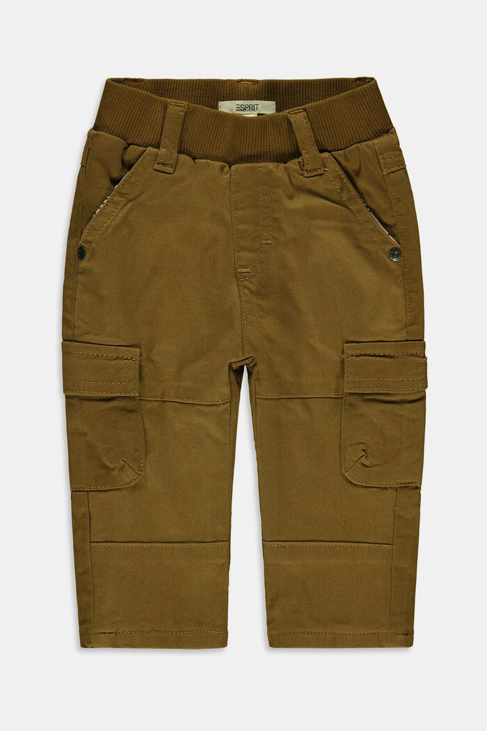 Pantalon cargo à ceinture élastique, en coton
