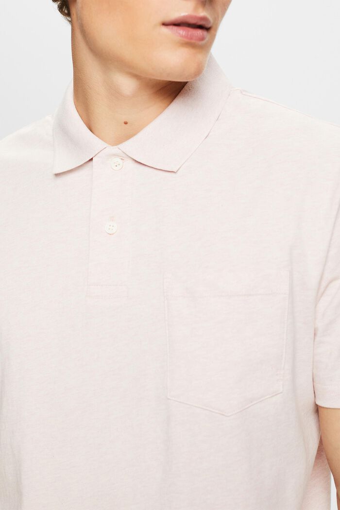 Polo chiné, LIGHT PINK, detail image number 3