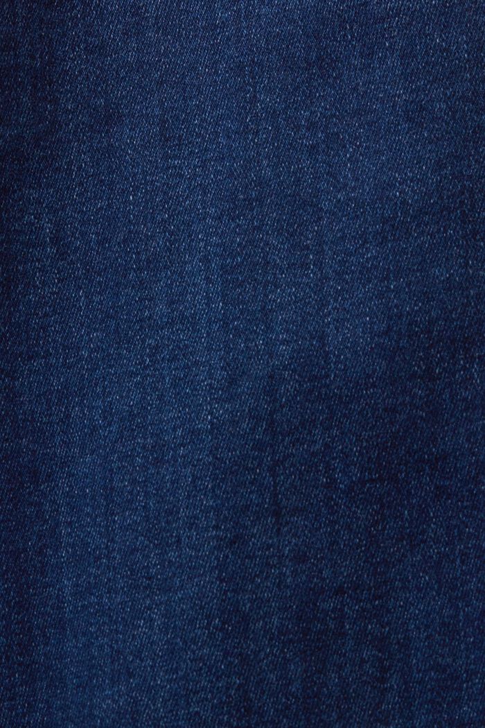 Straight fit jeans met middelhoge taille, BLUE LIGHT WASHED, detail image number 6