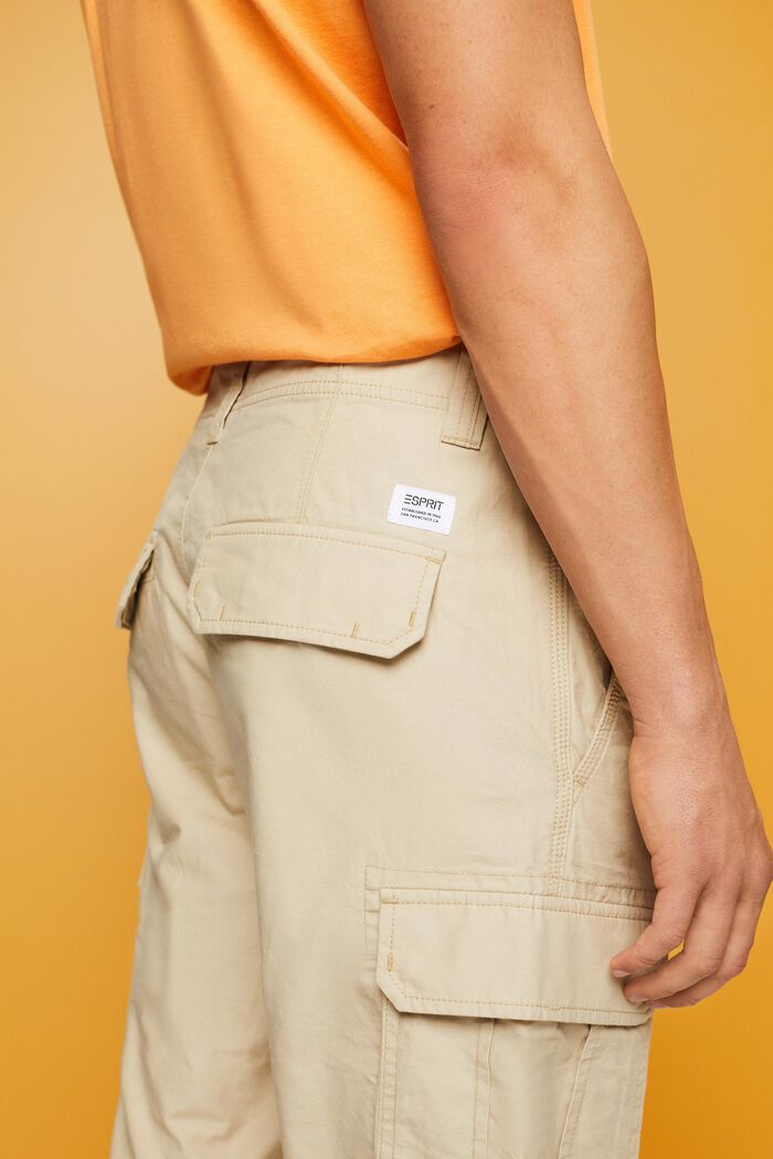 Pantalon cargo en twill de coton, SAND, detail image number 4