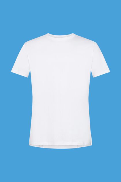 Slim fit katoenen shirt, WHITE, overview