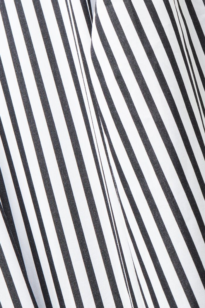 Gestreept overhemd van popeline, BLACK, detail image number 5