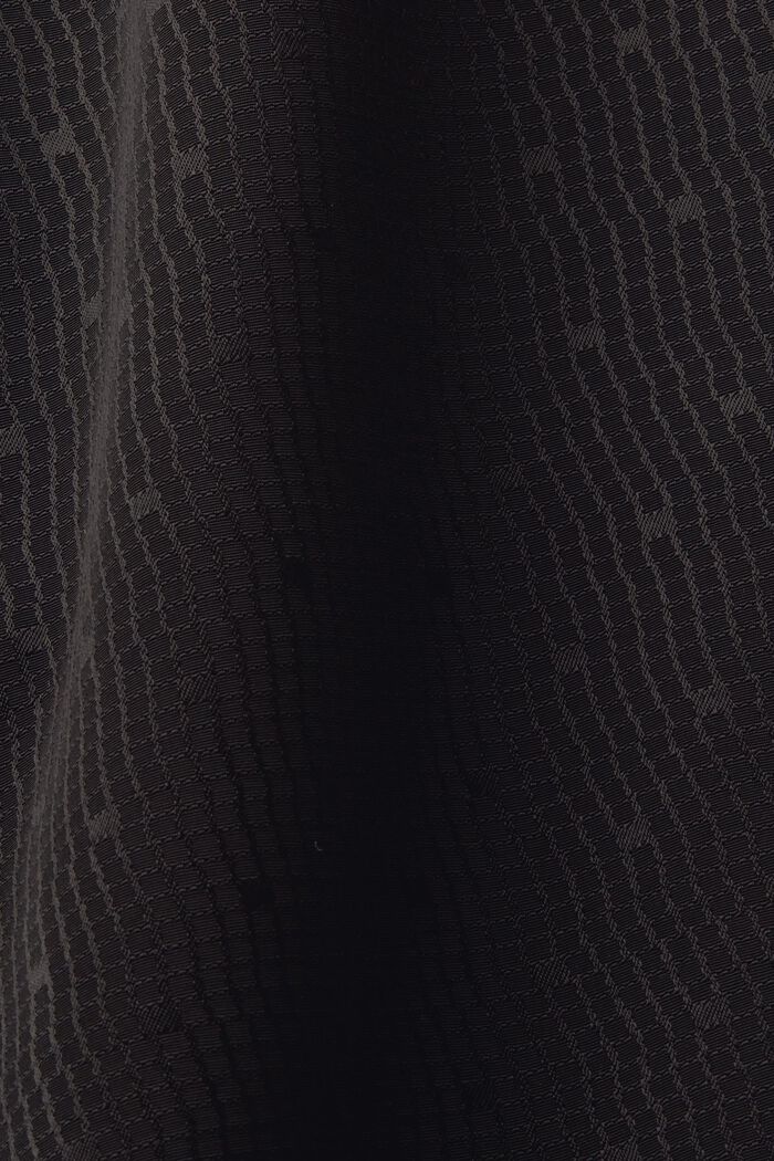Mouwloze jacquard shift-jurk, BLACK, detail image number 5