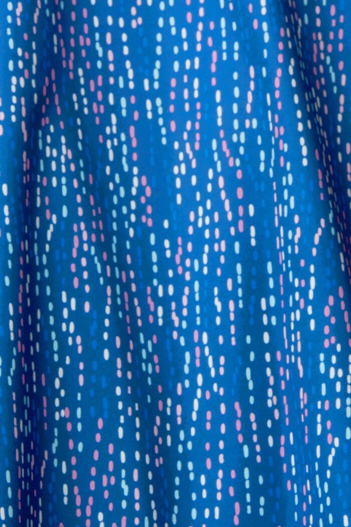 T-shirt à motifs doté de la technologie E-DRY, PETROL BLUE, detail image number 4