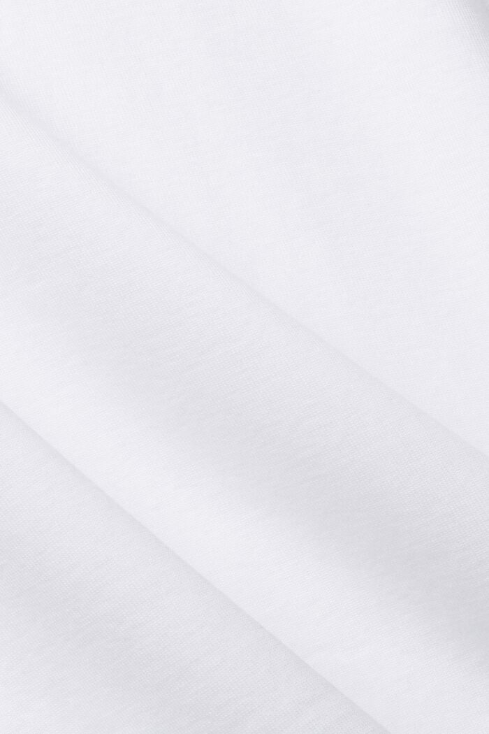 Jersey T-shirt met slim fit, WHITE, detail image number 5