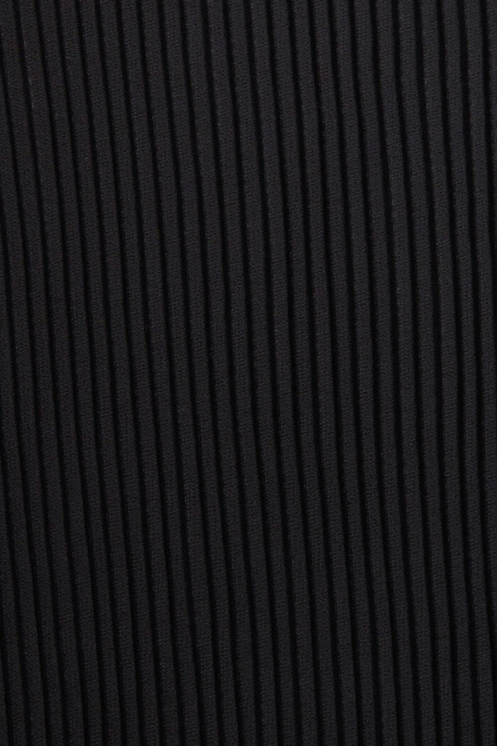 Mini-robe plissée sans manches, BLACK, detail image number 5