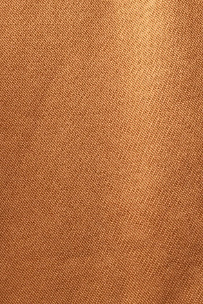 Wide fit chino met hoge taille, CARAMEL, detail image number 5