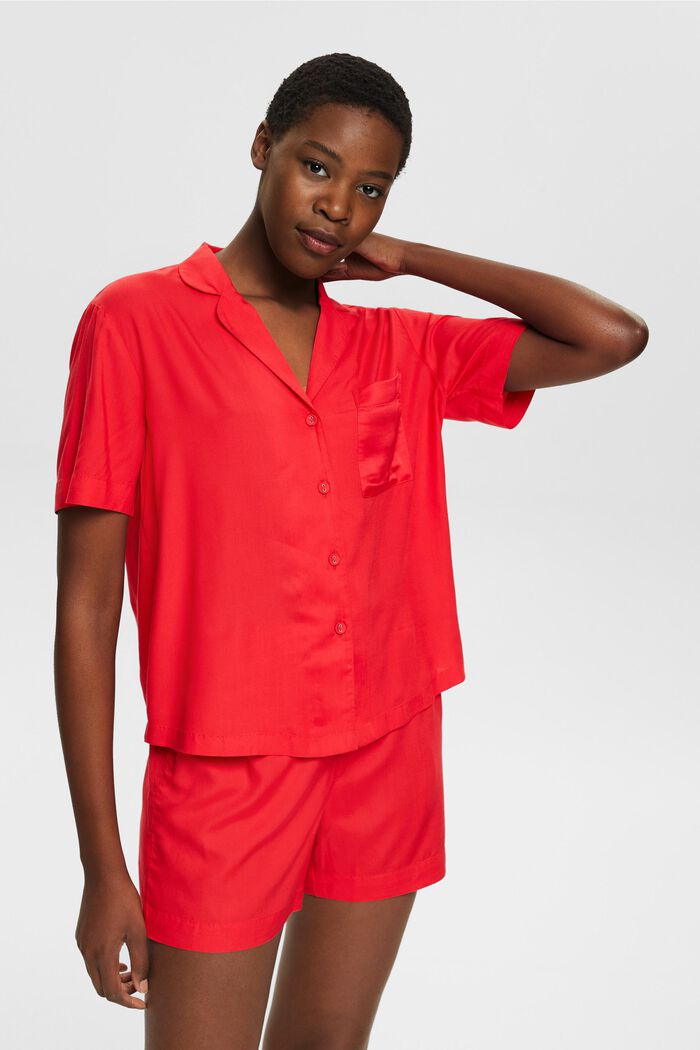 Ensemble de pyjama avec short, RED, detail image number 0