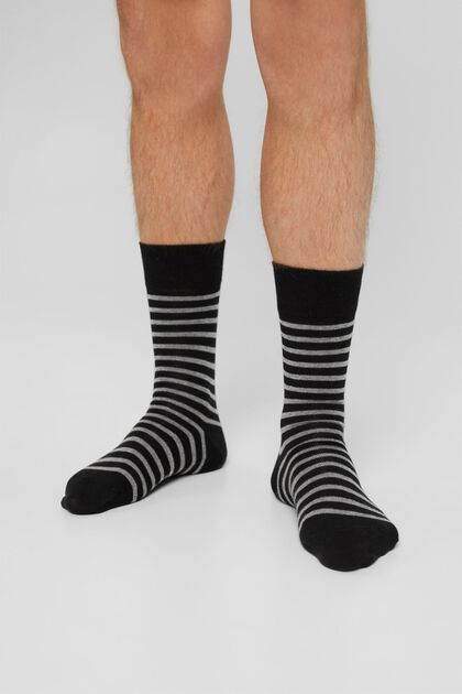 2 paar grofgebreide sokken