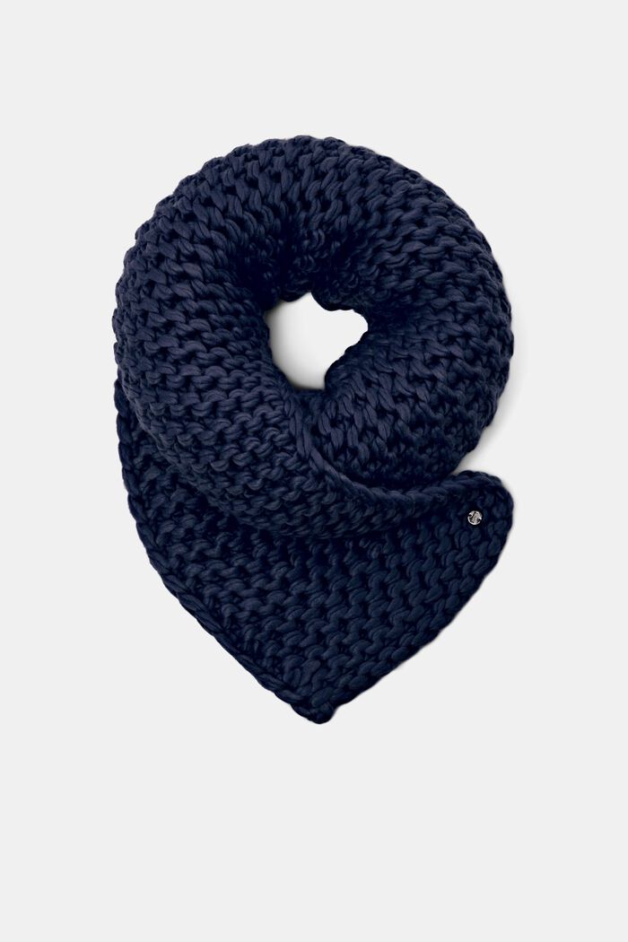 Sjaal van chunky knit