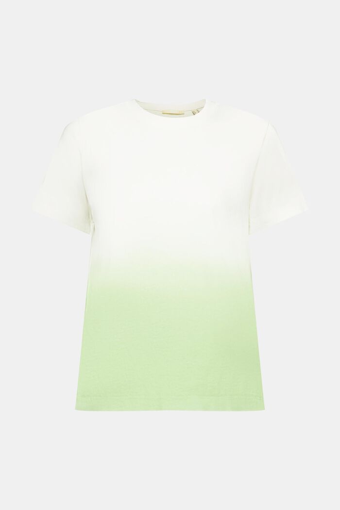 Ombré T-shirt van katoen, GREEN, detail image number 5