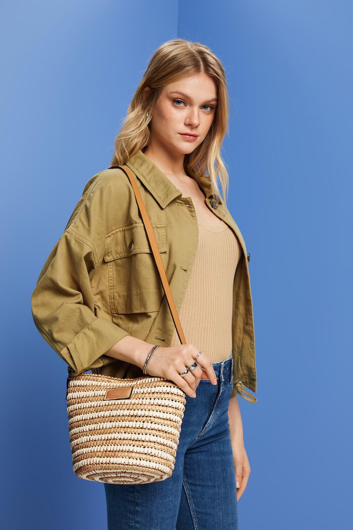 Mini basket bag, CAMEL, detail image number 5