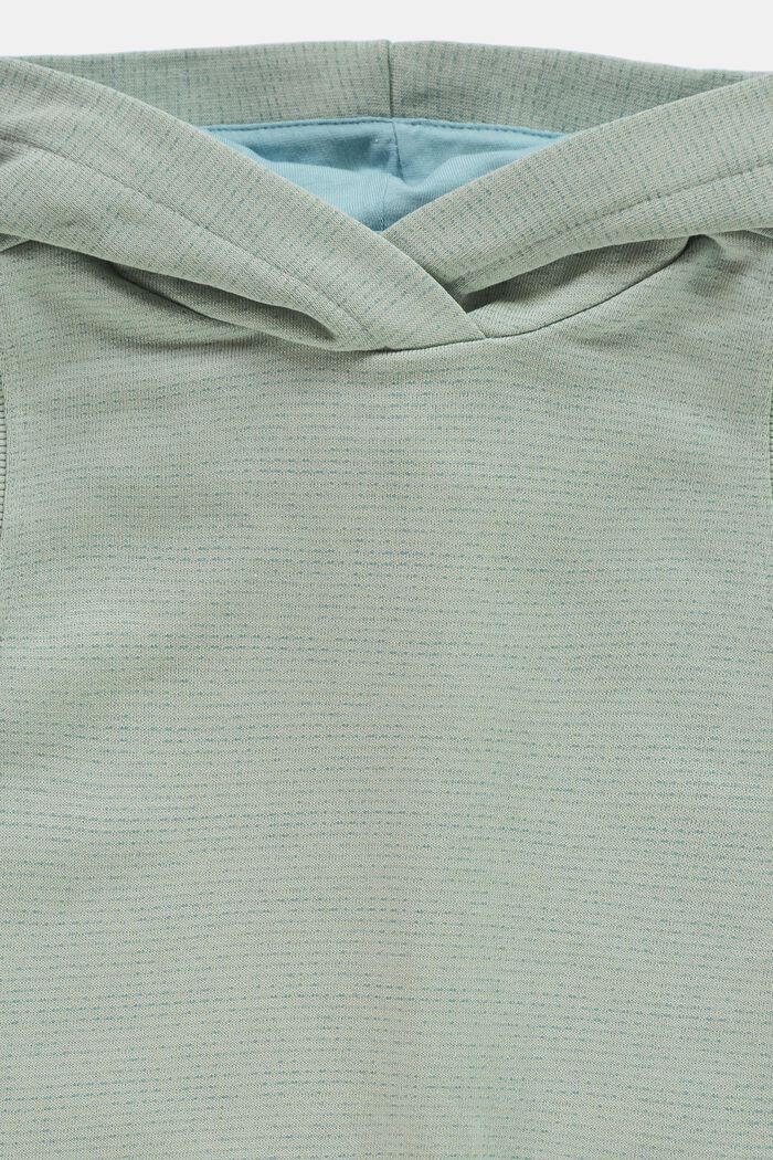Mouwloze hoodie, 100% katoen, LIGHT AQUA GREEN, detail image number 2
