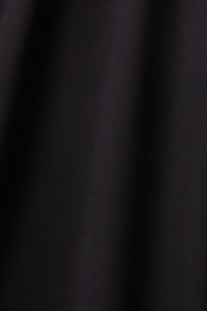 Mini-robe sans manches en crêpe mousseline, BLACK, detail image number 7