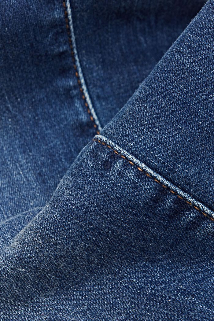 Jeans van een mix met biologisch katoen, BLUE DARK WASHED, detail image number 6