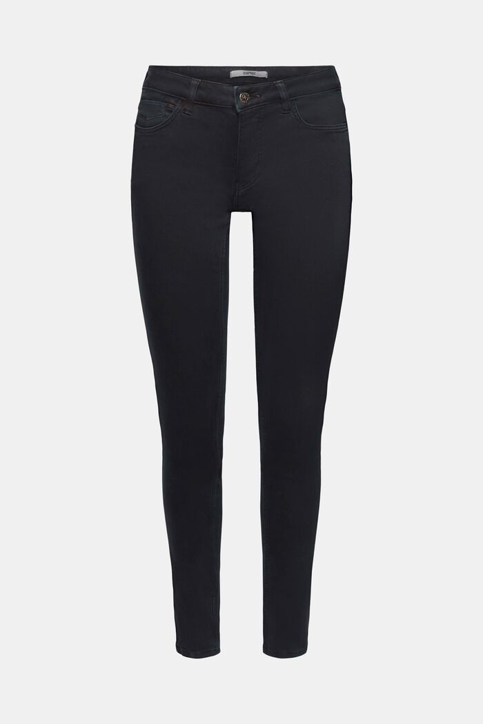 Mid rise skinny jeans, BLACK, detail image number 6
